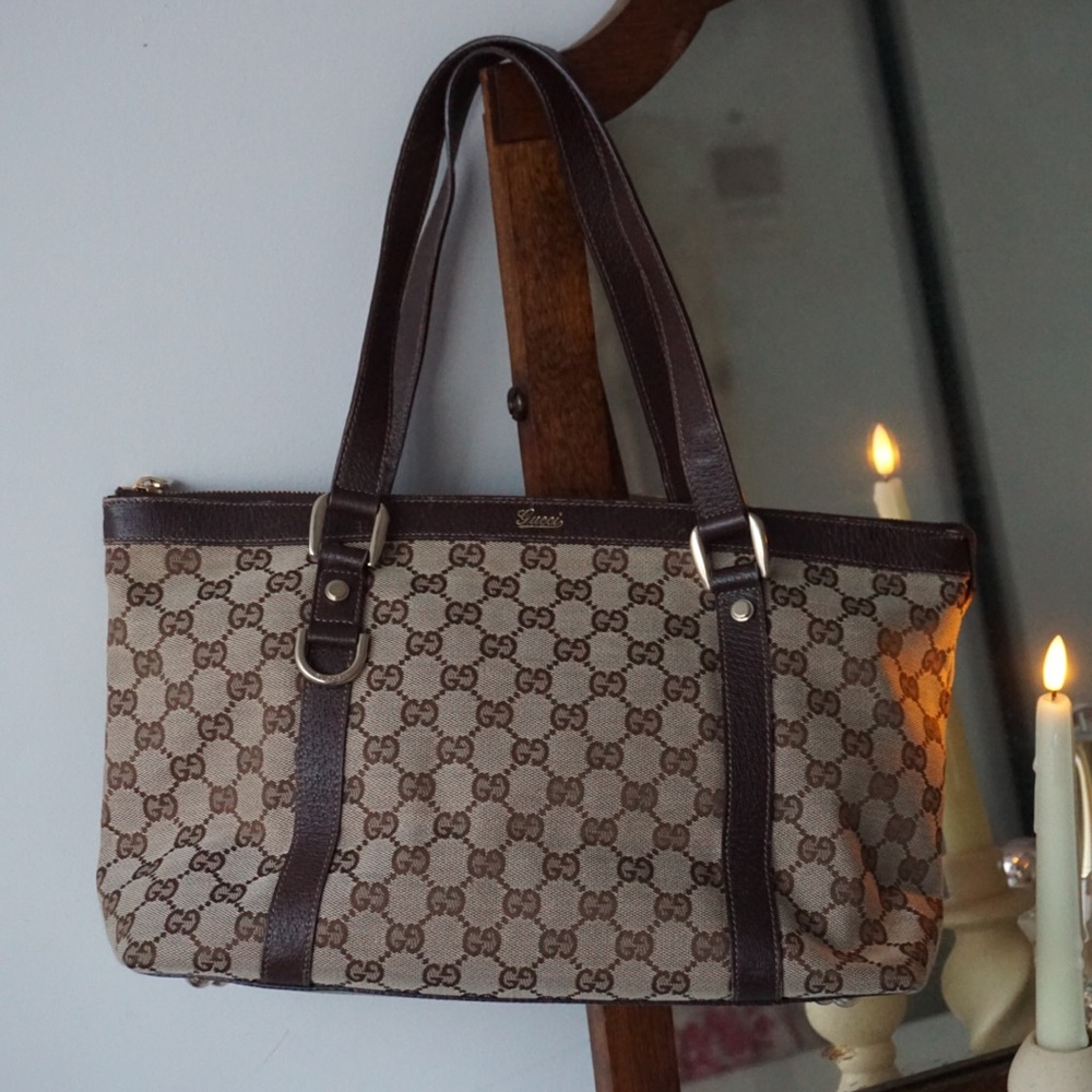 Gucci Nylon Abbey Tote Bag